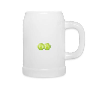 You Need Balls To Play Tennis - Bierkrug - Weiß - Rechts