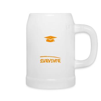 Doctorate 2022 Phd Survivor Doctorate Doctor - Beer Mug - white - Right