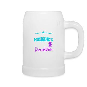 Doctorate Doctor 2022 Wife - Beer Mug - white - Right