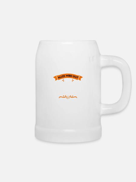 Meister Meisterprüfung - Bierkrug - Weiß