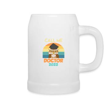 Appelez-moi Docteur 2022 PhD - Chope en céramique - blanc - Droite