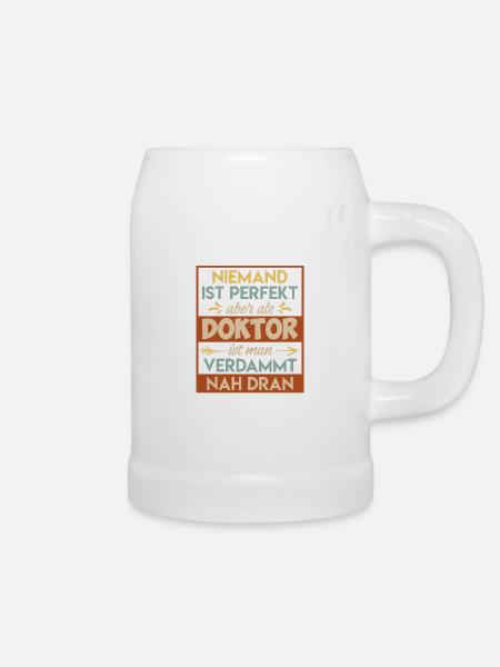 Doktor 2022 Promotion promovieren Doktortitel - Bierkrug - Weiß