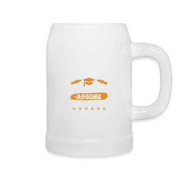 Doctor 2022 I have a PhD Doctorate - Beer Mug - white - Right