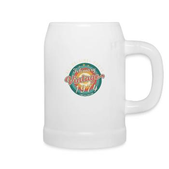 February 1974 Retro Original - Beer Mug - white - Right