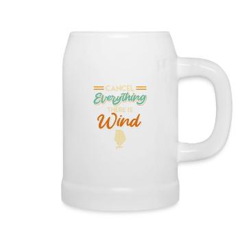 Wing Foil Wing Surf Wingfoiling Wingsurfing - Bierkrug - Weiß - Rechts