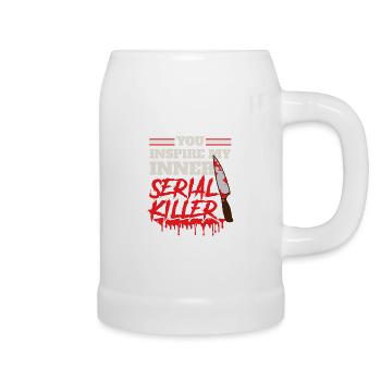 Kino Horror Movies Serial Killer Horrorfilm - Bierkrug - Weiß - Rechts