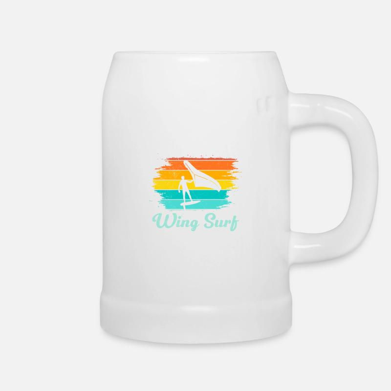 Wing Surf - Bierkrug - Weiß