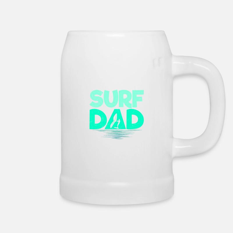 Surf Dad Wing Foil Wing Surf - Bierkrug - Weiß