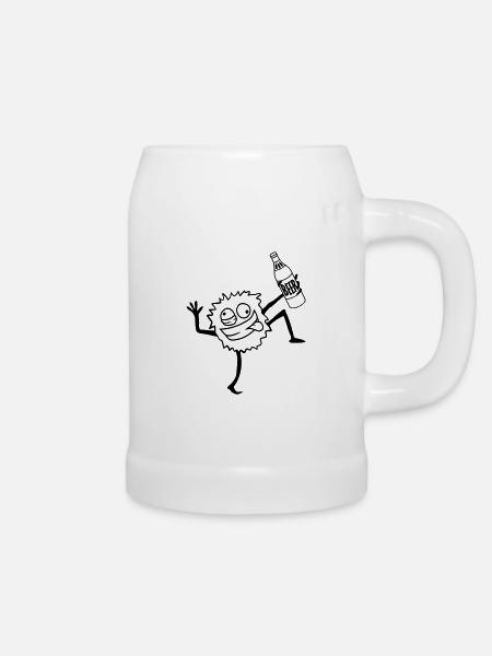 Bier Party Monster - Bierkrug - Weiß