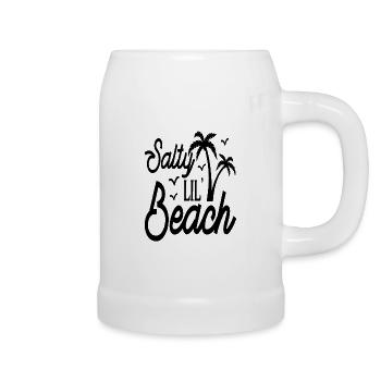 Salty lil Beach - Beer Mug - white - Right