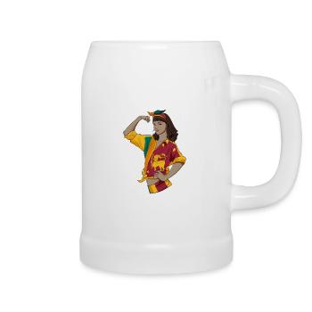 Sri Lanka Girl Unbreakable Sri Lanka Heritage Sri - Chope en céramique - blanc - Droite