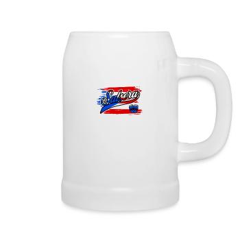 Salsa-Tänzerin Salsera Puerto Rico Salsera - Bierkrug - Weiß - Rechts