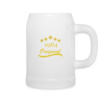 Born in 1984 - Beer Mug - white - Right