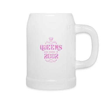 born in 2002 - Beer Mug - white - Right