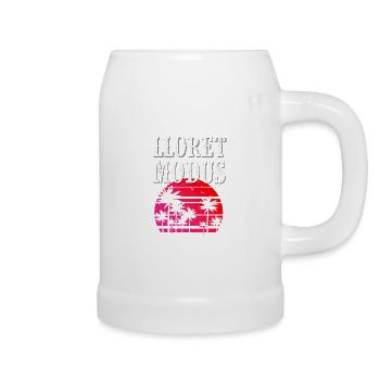 Lloret De Mar Modus - Bierkrug - Weiß - Rechts