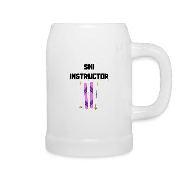 Ski Instructor - Beer Mug - white - Right