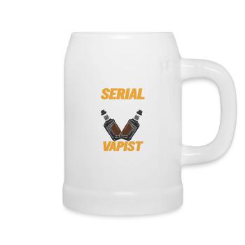 Vaping Serial Vapist E-zigarette - Bierkrug - Weiß - Rechts