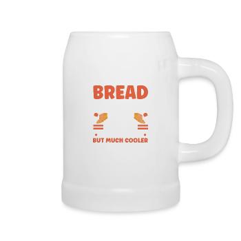 Bread Baking Gift Bakery Quote Baker - Beer Mug - white - Right