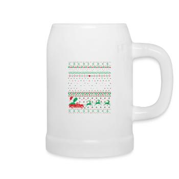 Father Christmas Time - Bierkrug - Weiß - Rechts