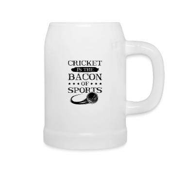cricket bacon - Bierkrug - Weiß - Rechts