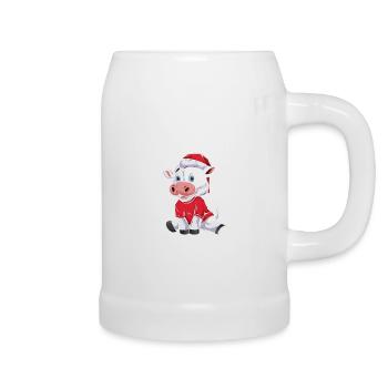 Merry Muu Mas Weihnachtsoutfit - Bierkrug - Weiß - Rechts
