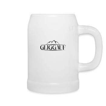 Erzgebirge Gruß - Bierkrug - Weiß - Rechts