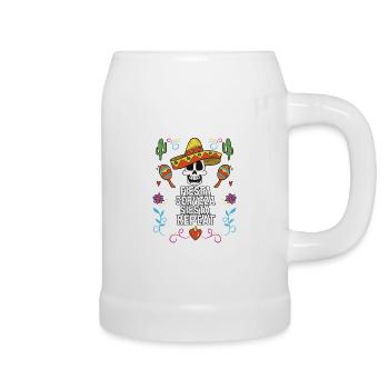 Fiesta Cerveza Siesta Repeat Beer Drinker - Beer Mug - white - Right