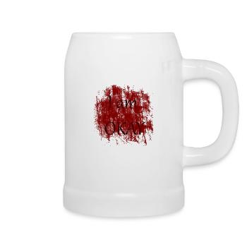 I am OKAY - Beer Mug - white - Right