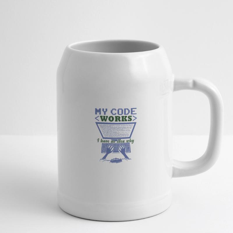 Funny Code Joke Coding Beer Mug