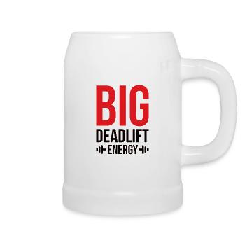 Fitness Muscle Squats Deadlift - Chope en céramique - blanc - Droite