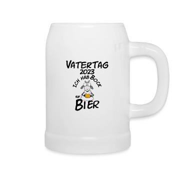 Vatertag 2023 - Bierkrug - Weiß - Rechts