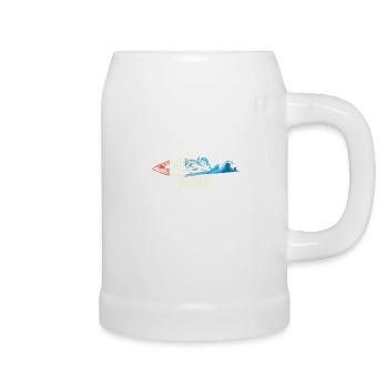 Wakesurf Bateau Wave Wakesurf Activité estivale - Chope en céramique - blanc - Droite
