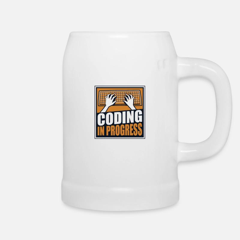 Codage en cours Ingénieur logiciel Développeur - Chope en céramique - blanc