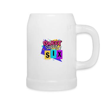 Sweet Sassy & Six - Beer Mug - white - Right