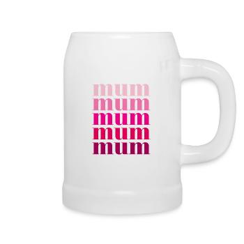 Mum Rosa - Beer Mug - white - Right