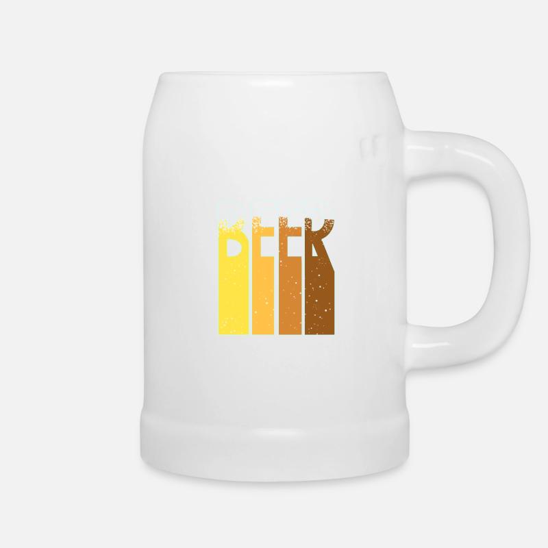 The Beer Design Beer Drinker Beer Lovers - Beer Mug - white