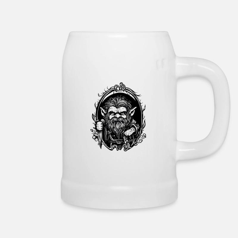 The Gnome - Bierkrug - Weiß