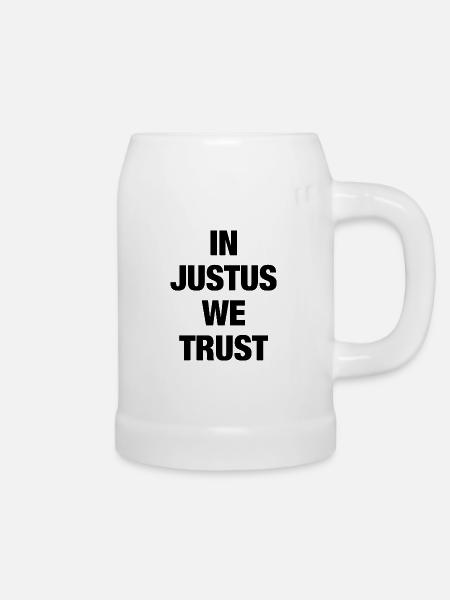 justus - Bierkrug - Weiß