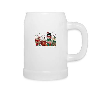 Mainecoon Kaffeetassen Kaffeetassen Santa Cat - Bierkrug - Weiß - Rechts