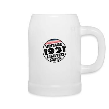 Limited Edition since 1931 Birthday Gift - Beer Mug - white - Right