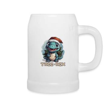Mignon petit bébé dinosaure avec Dire Tree-Rex - Chope en céramique - blanc - Droite