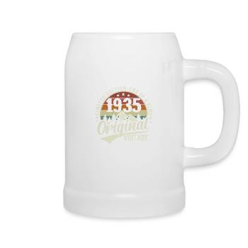 Legendärer 89. Geburtstag 1935 - Bierkrug - Weiß - Rechts
