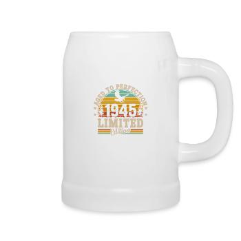 Legendärer 79. Geburtstag 1945 - Bierkrug - Weiß - Rechts