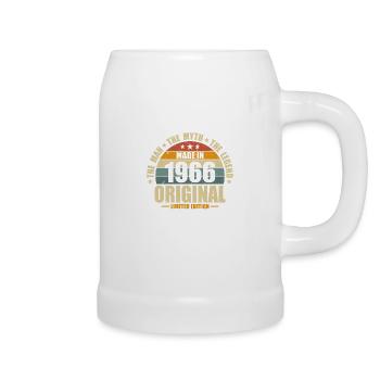 Millésime 1966 - Un anniversaire légendaire ! - Chope en céramique - blanc - Droite