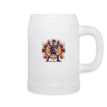 Muay Thai - Beer Mug - white - Right