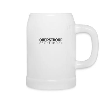 Oberstdorf Koordinaten - Bierkrug - Weiß - Rechts