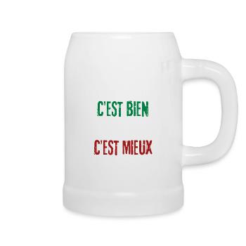 cadeau homme, femme, humour, t-shirt humoristique - Chope en céramique - blanc - Droite