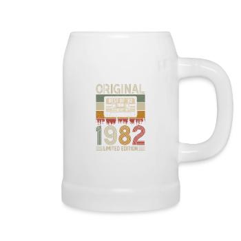 1982 42 ans de légende - Chope en céramique - blanc - Droite