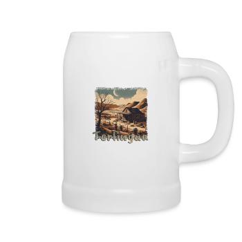 Terlingua : une ville fantôme au style grunge au Texas - Chope en céramique - blanc - Droite