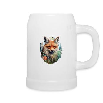 Fox's Head - Beer Mug - white - Right